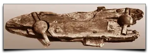 fragment antycznego łożyska ślizgowego