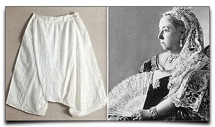 majtki królowej Wiktorii